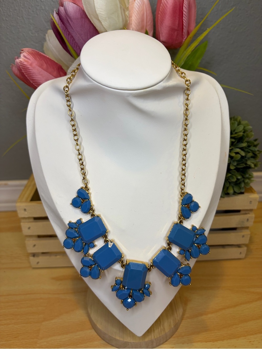Kate Spade Daylight Jewel Ocean Blue Necklace